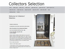 Tablet Screenshot of collectorsselection.co.uk
